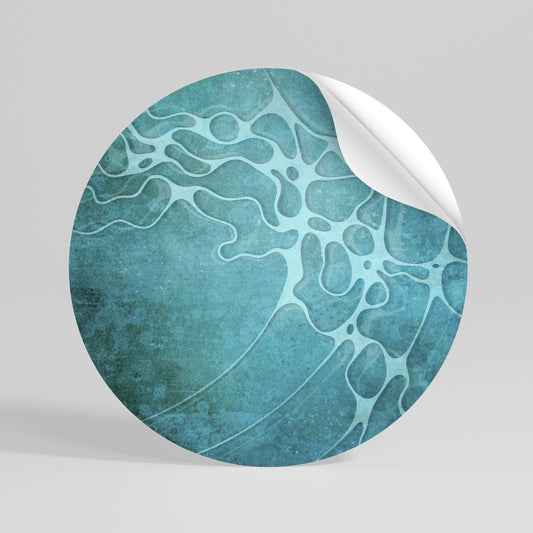 ESOTERIC ARRAY Peel and Stick Round Sticker