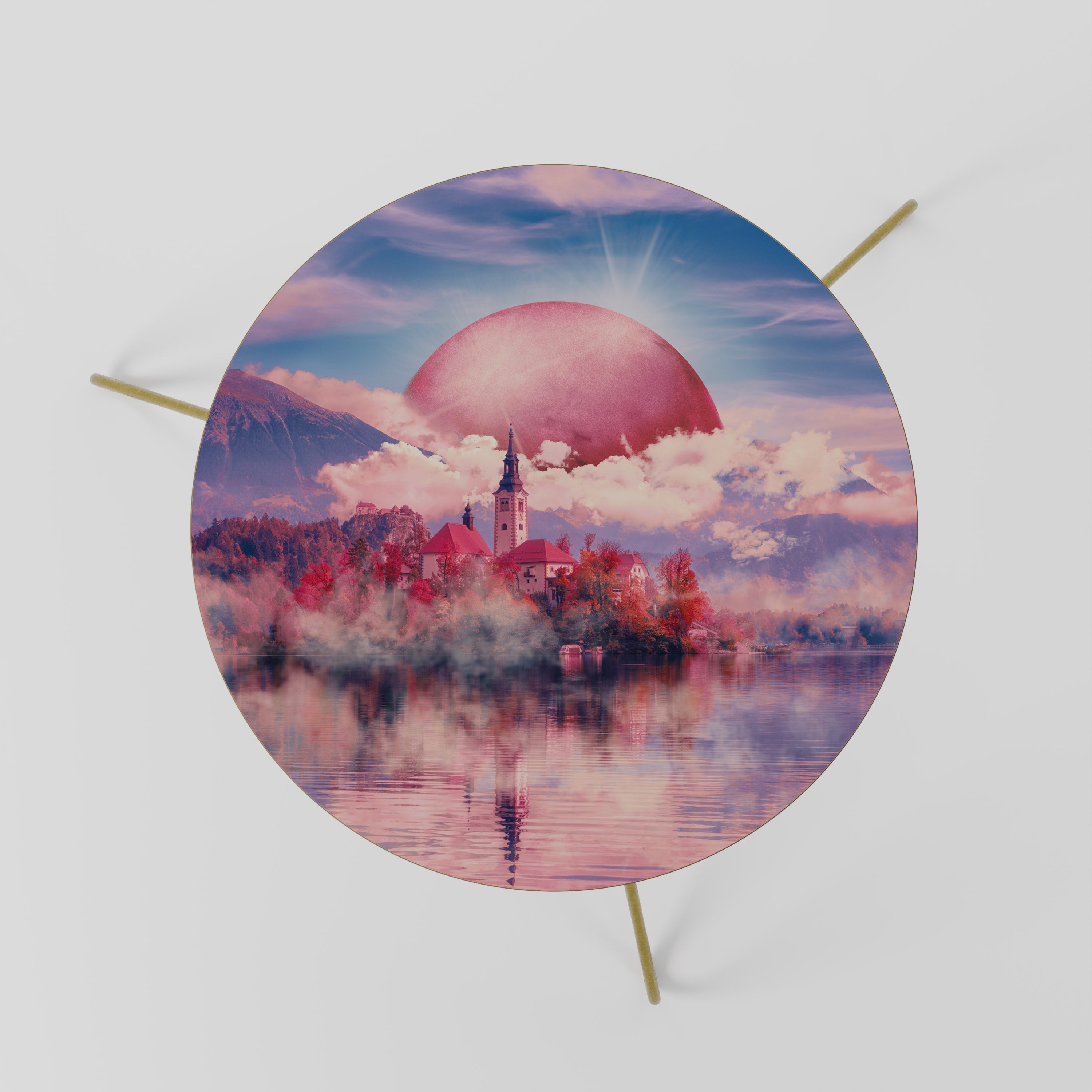 MARS OVER THE BLED LAKE Coffee Table 60