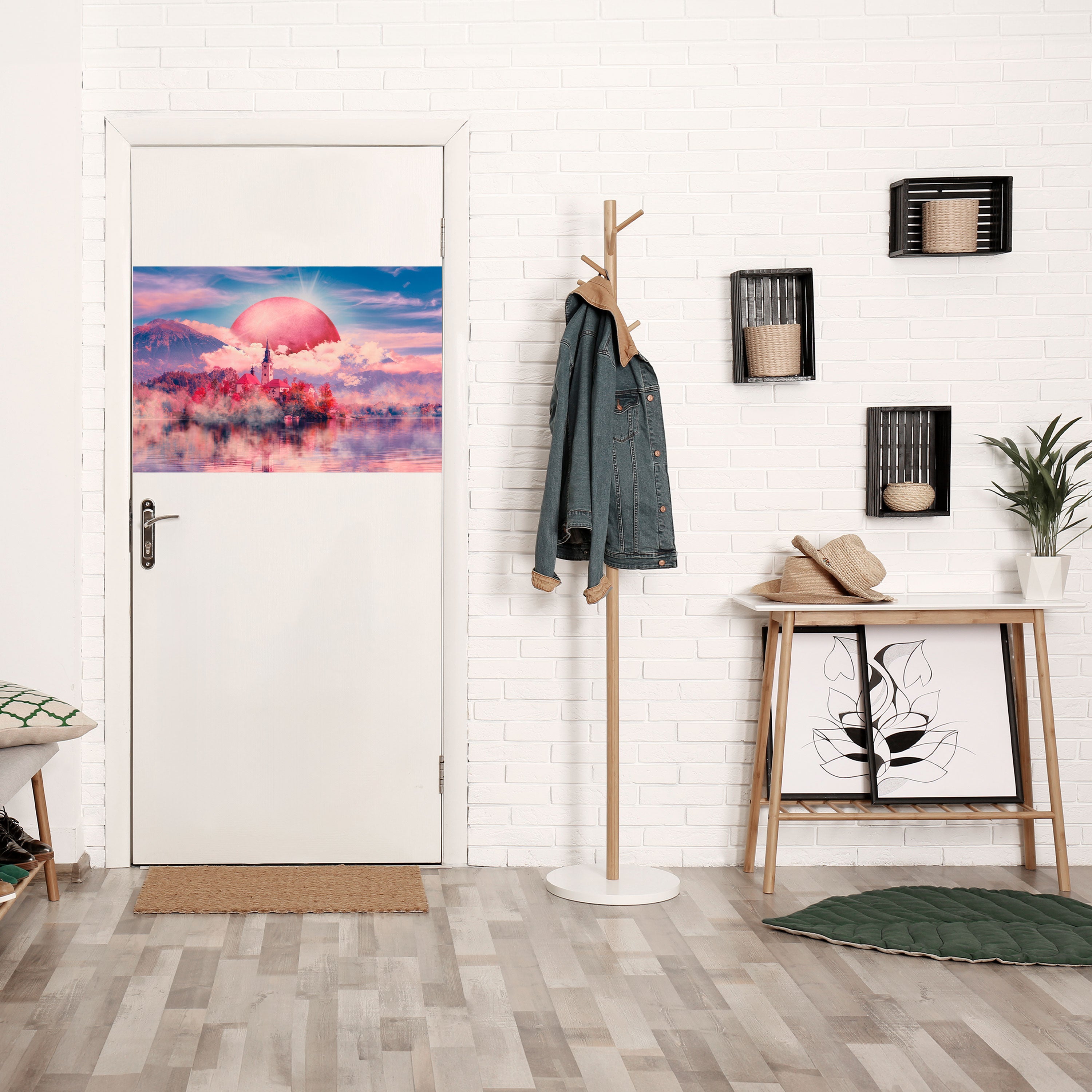 Affiche horizontale autocollante « MARS SUR LE LAC DE BLED »