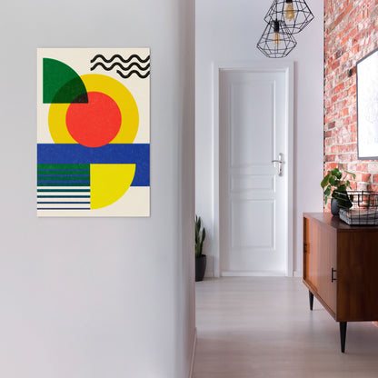SUNSET FORMATION Vertical Canvas Print