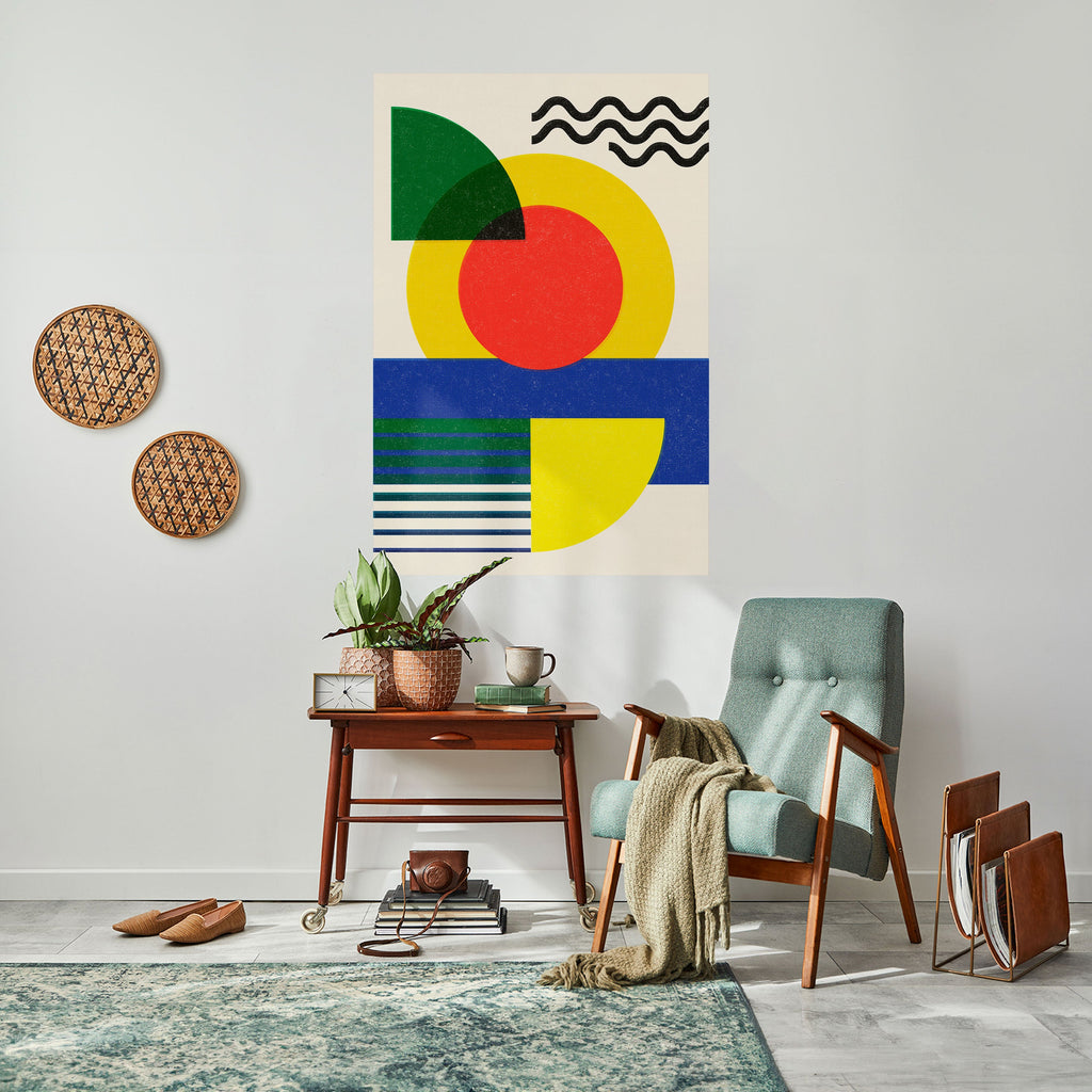 Affiche verticale autocollante « FORMATION AU COUCHER DU SOLEIL »