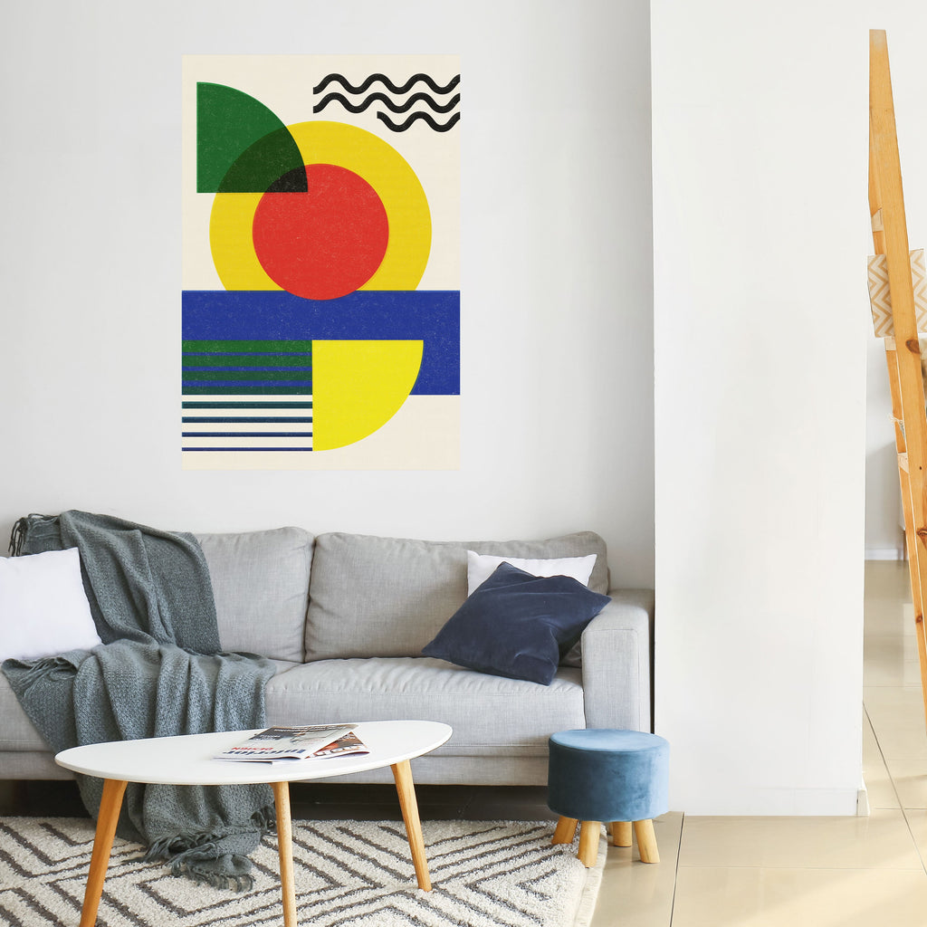 Affiche verticale autocollante « FORMATION AU COUCHER DU SOLEIL »