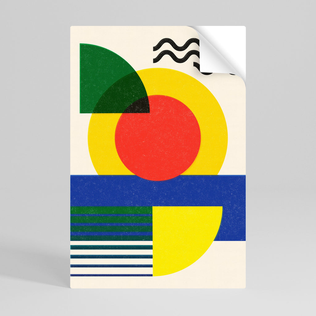 Affiche verticale autocollante « FORMATION AU COUCHER DU SOLEIL »