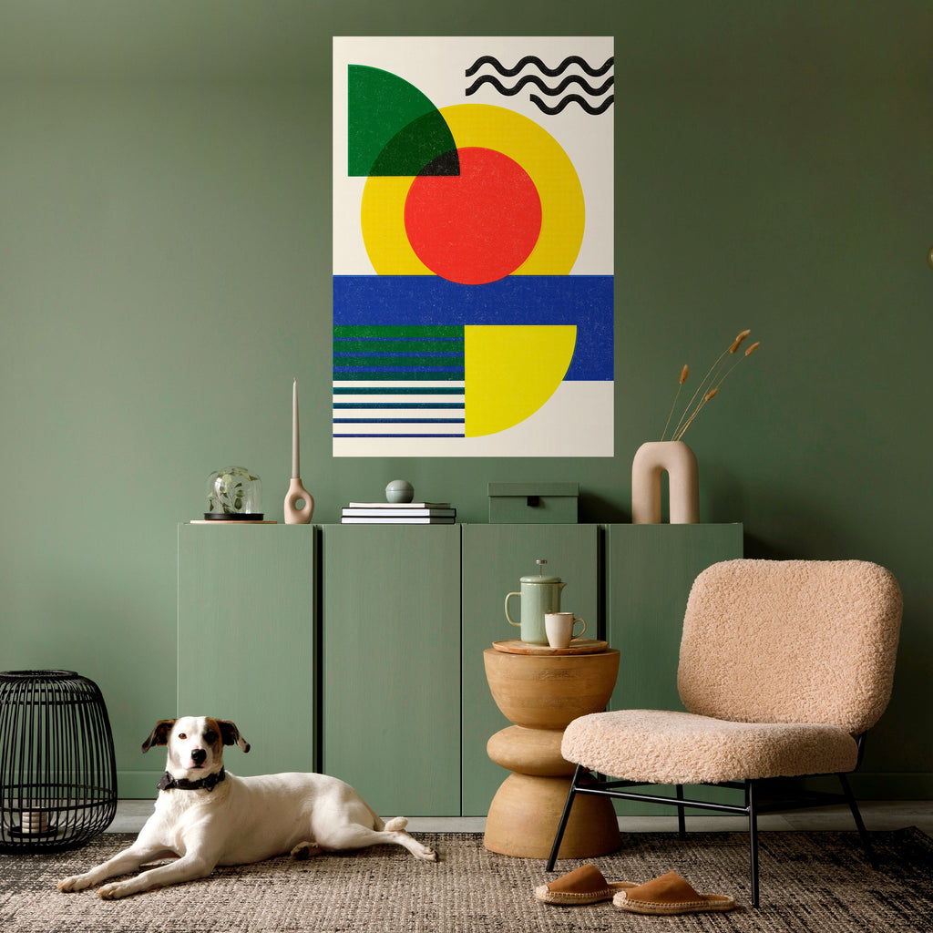 Affiche verticale autocollante « FORMATION AU COUCHER DU SOLEIL »