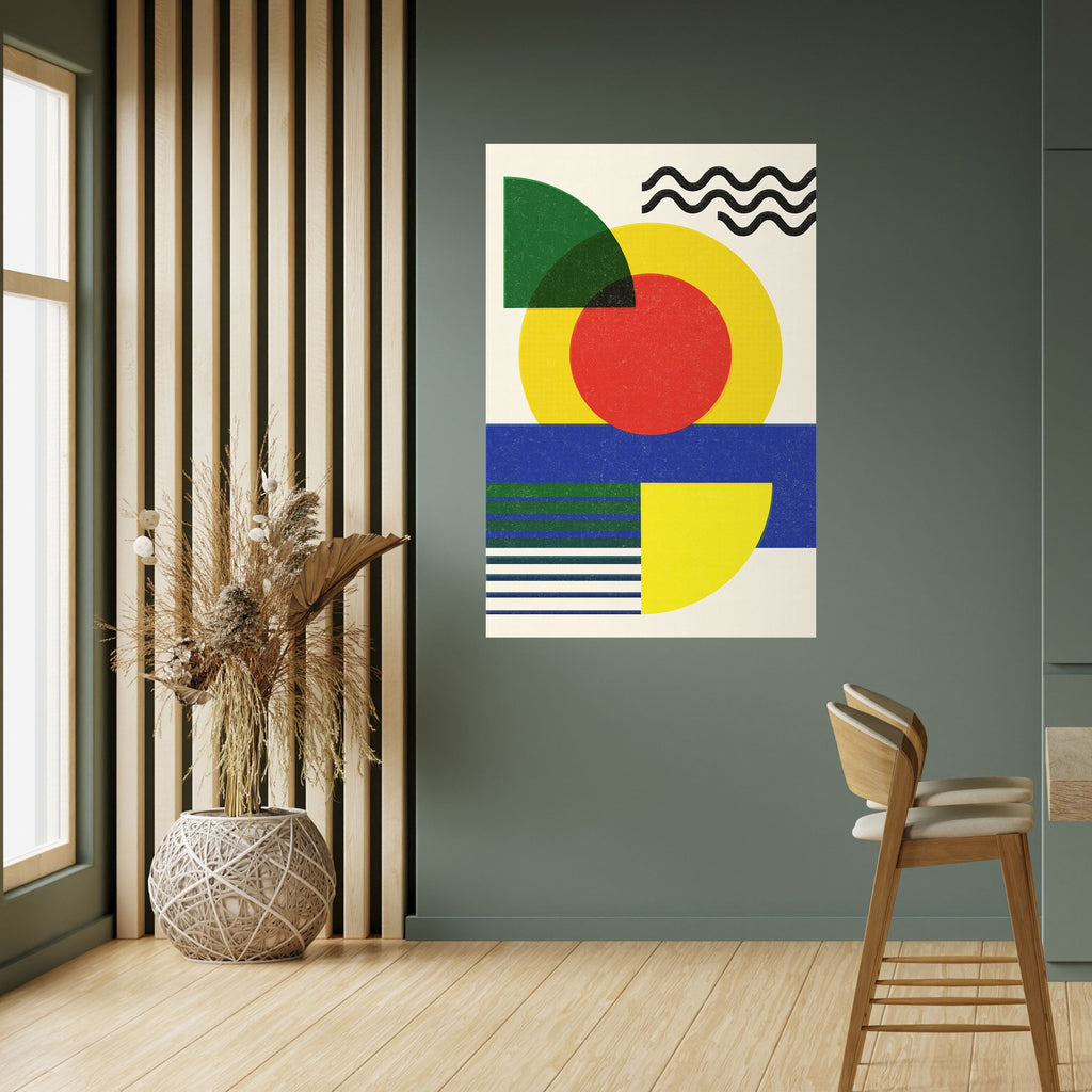 Affiche verticale autocollante « FORMATION AU COUCHER DU SOLEIL »