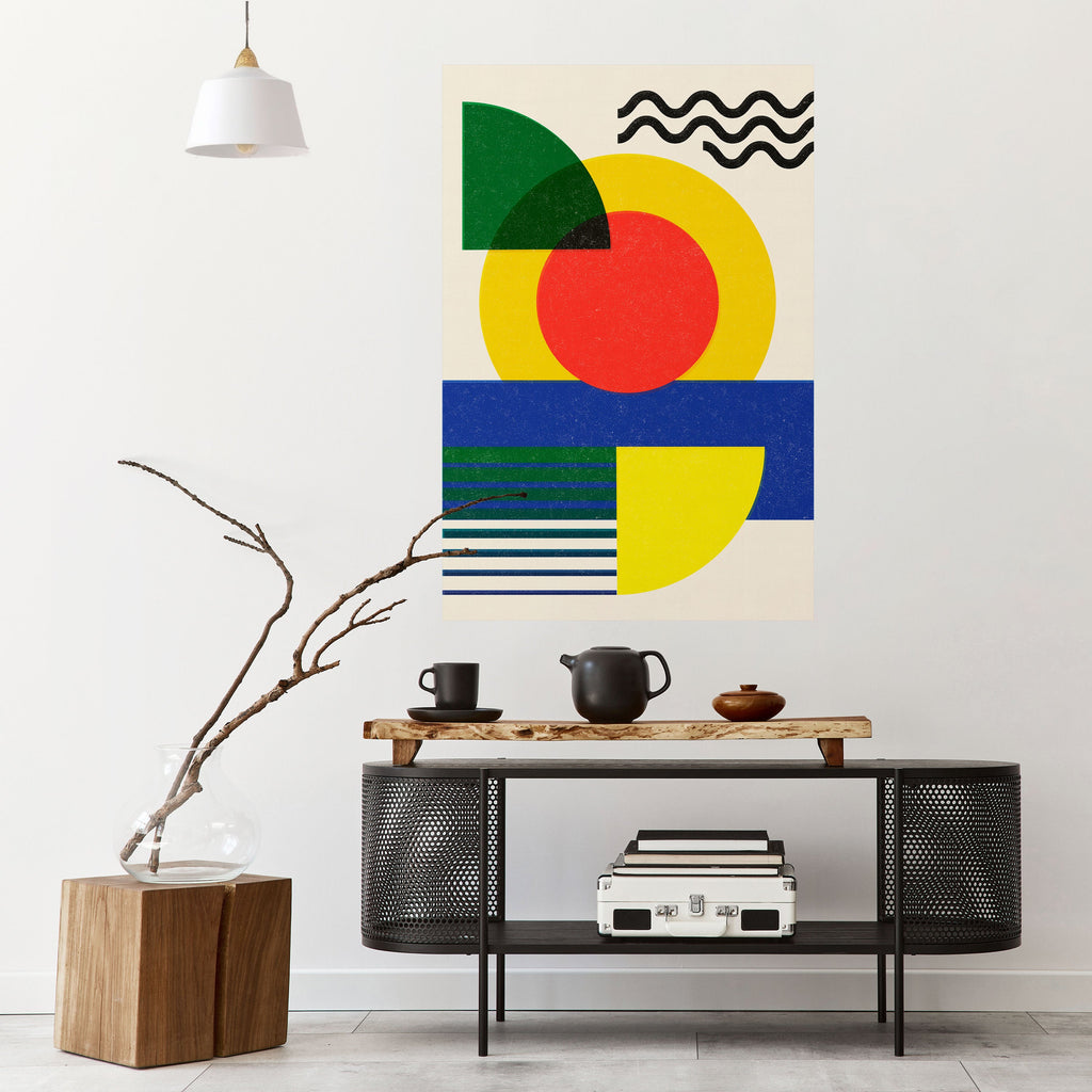 Affiche verticale autocollante « FORMATION AU COUCHER DU SOLEIL »