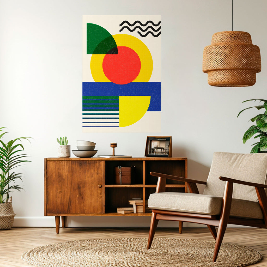 Affiche verticale autocollante « FORMATION AU COUCHER DU SOLEIL »