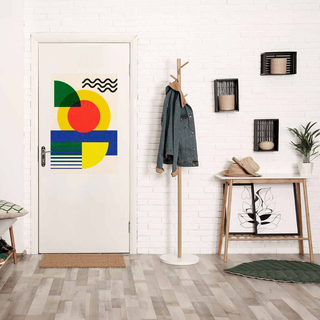 Affiche verticale autocollante « FORMATION AU COUCHER DU SOLEIL »