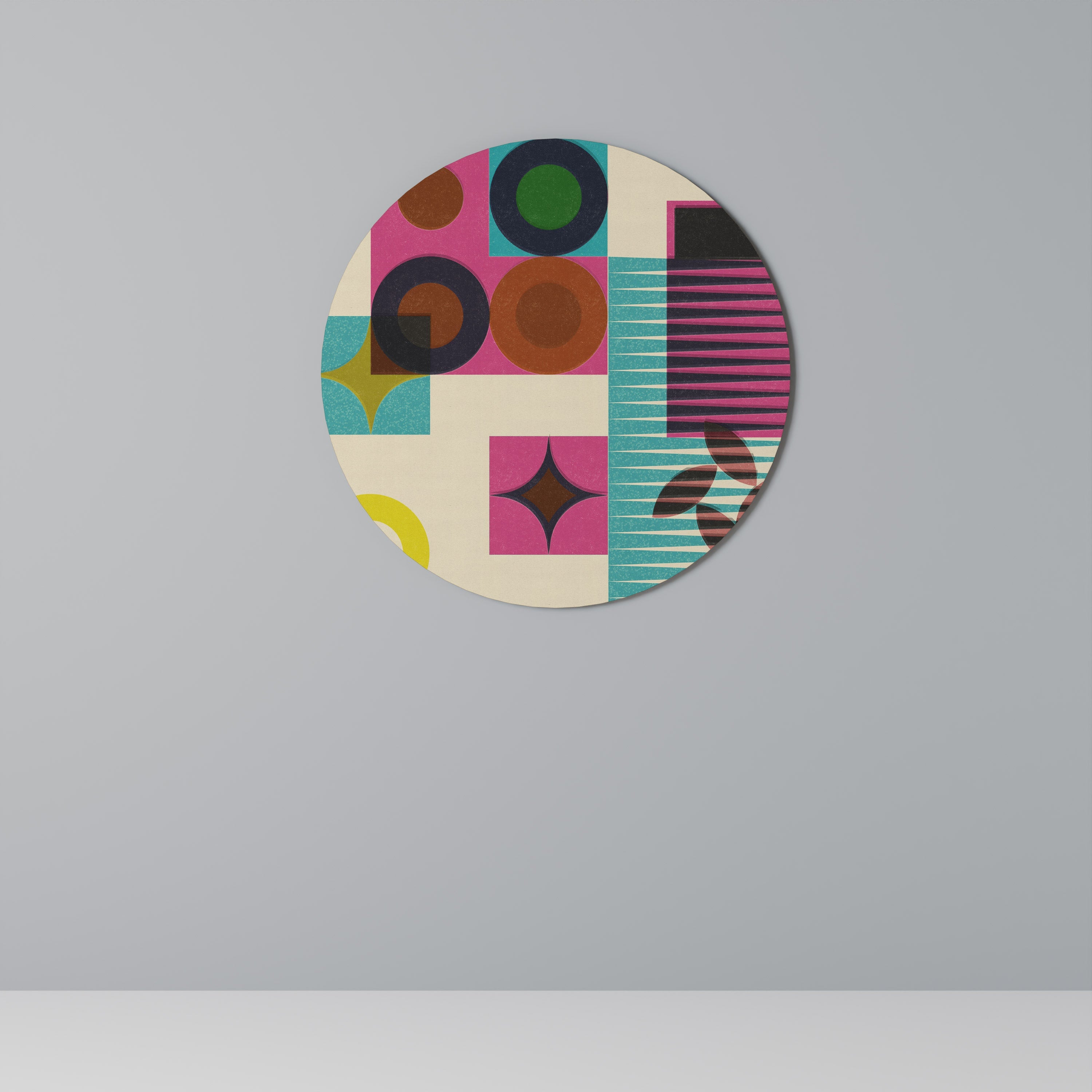 FORME VARIÉTÉ Art mural rond