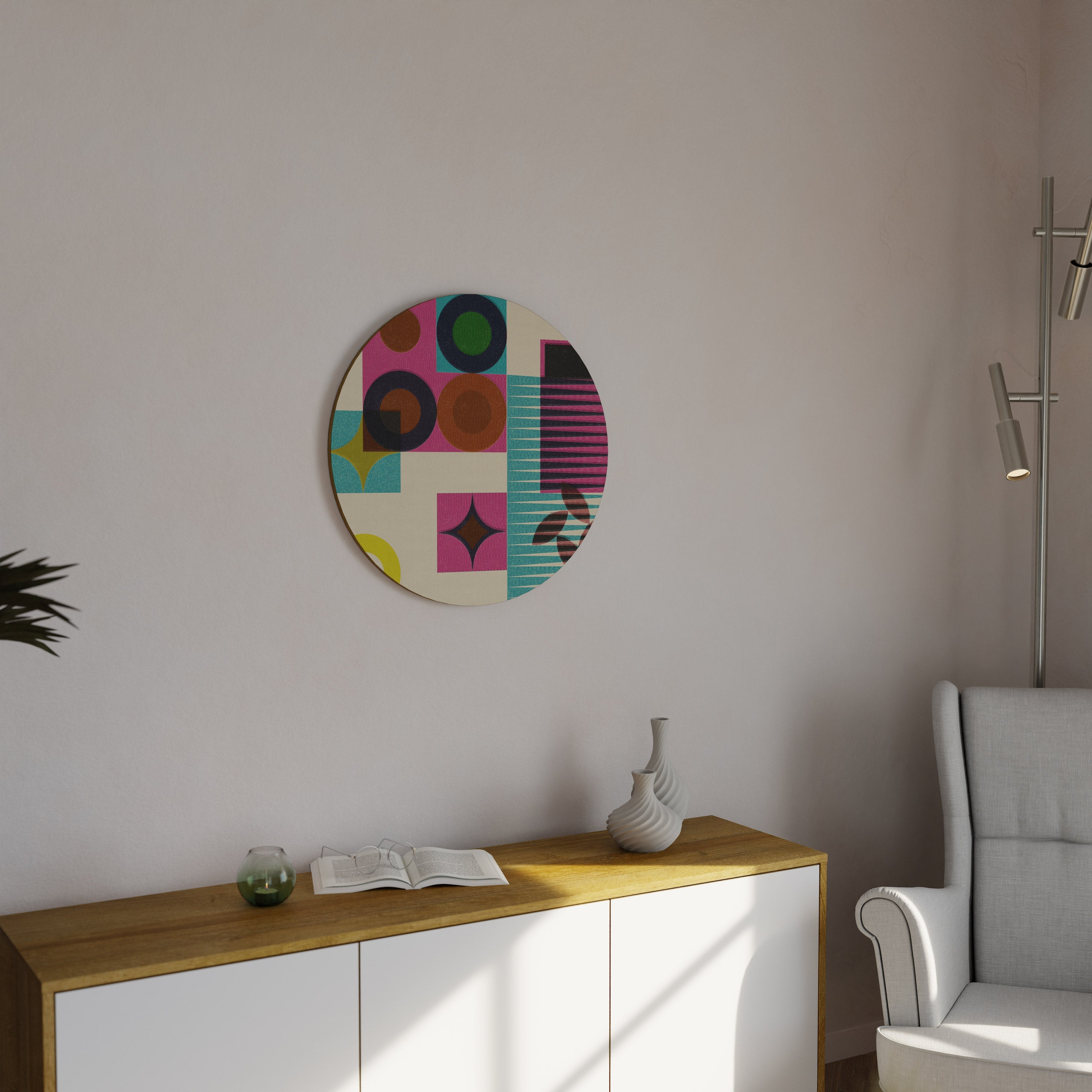 FORME VARIÉTÉ Art mural rond