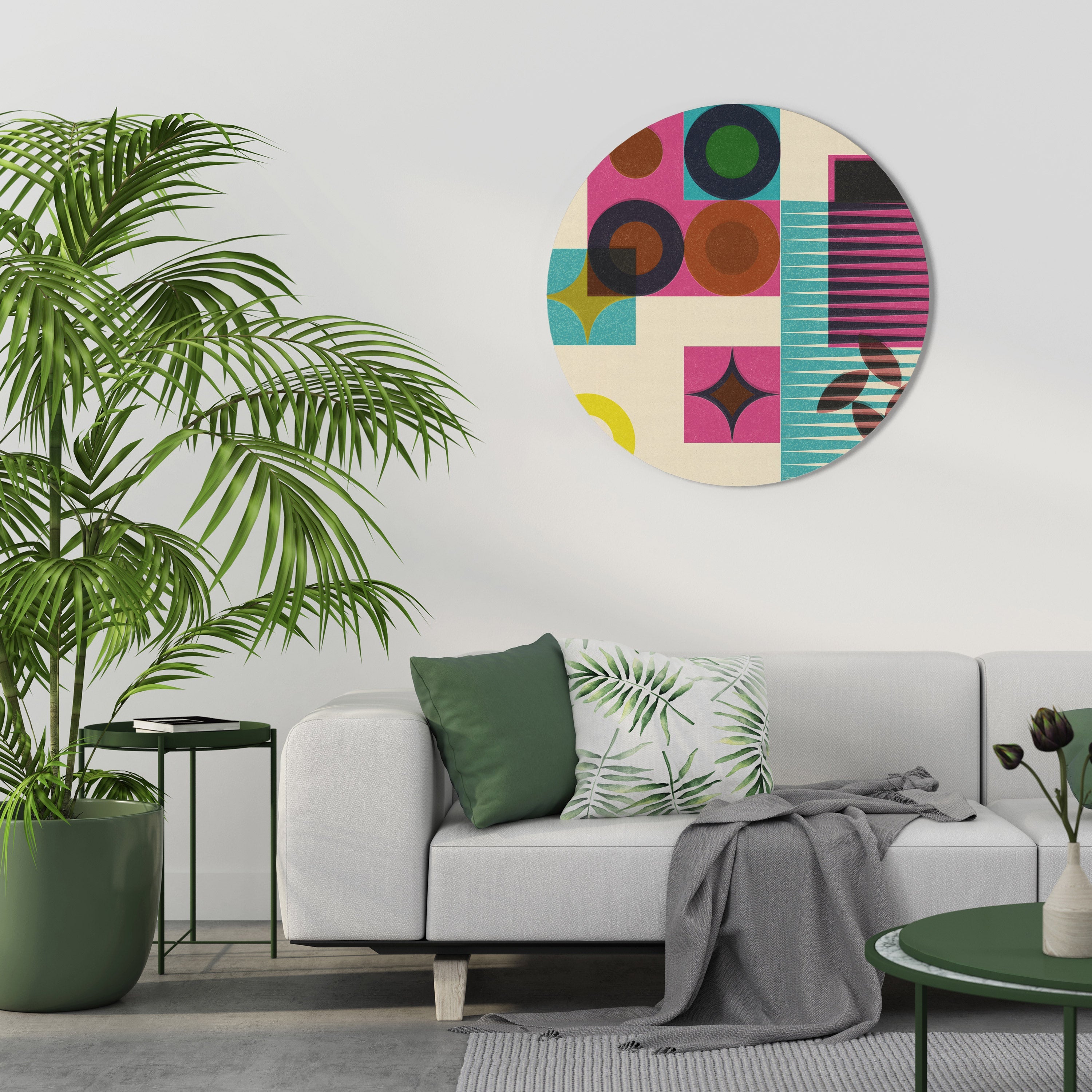 FORME VARIÉTÉ Art mural rond