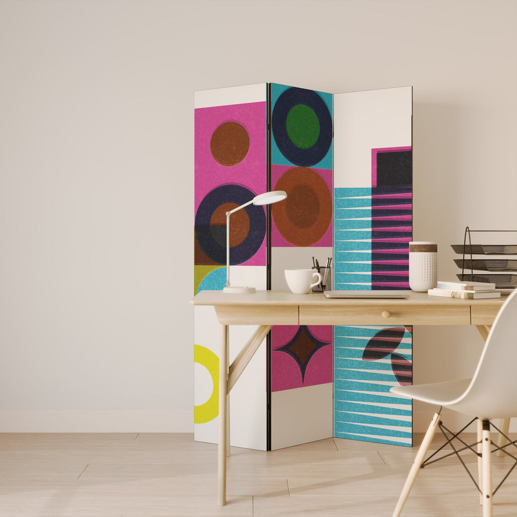 FORM VARIETY Decorative 3-Panel Room Divider