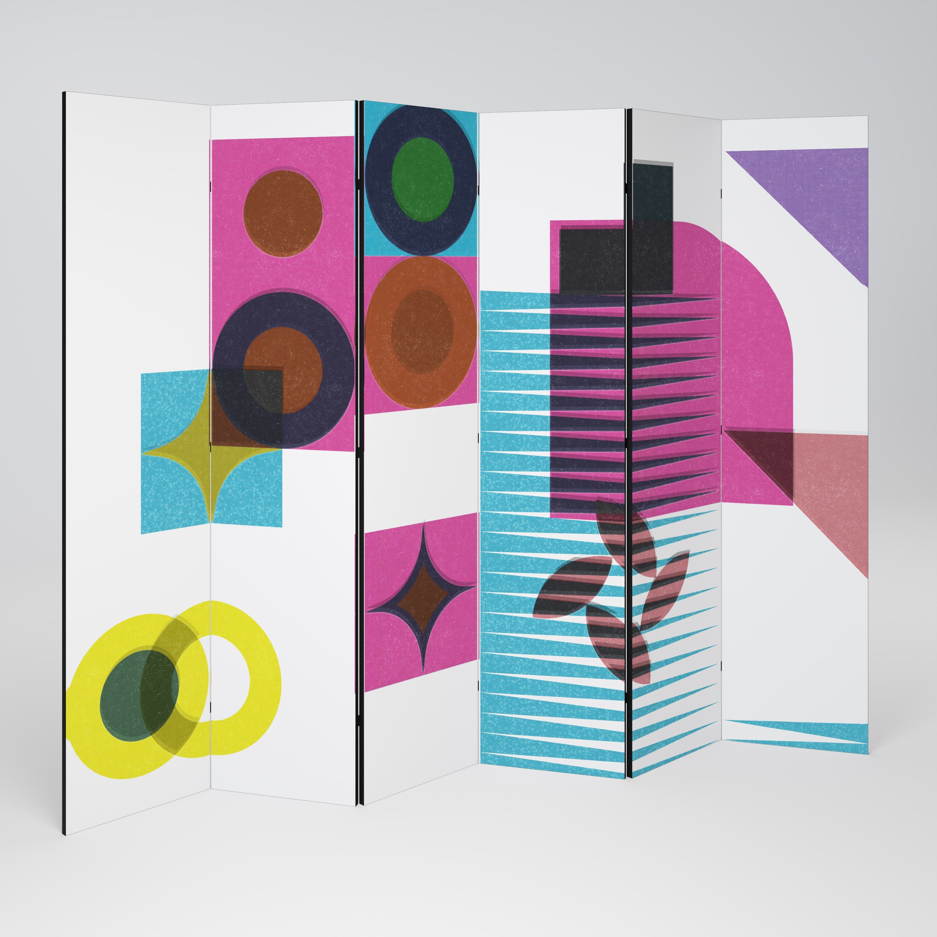 FORM VARIETY Decorative 6-Panel Room Divider