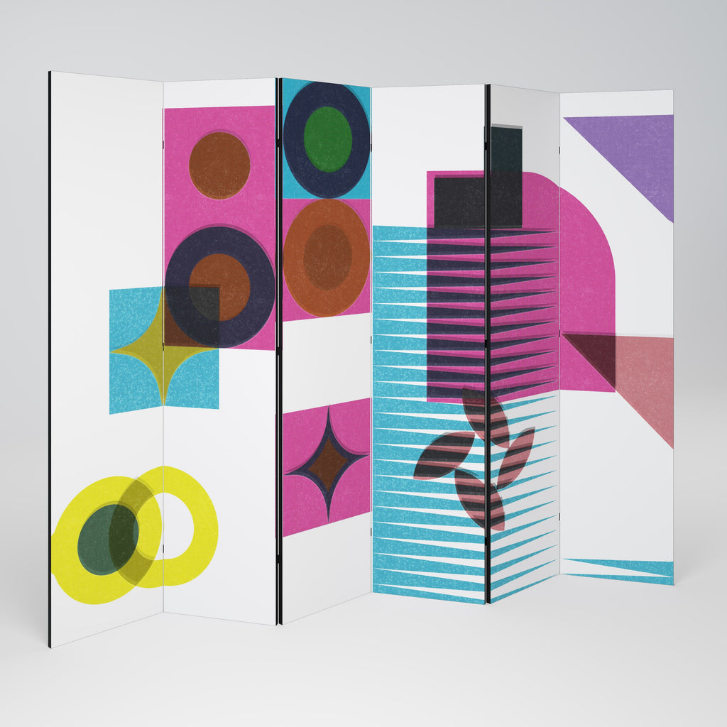 FORM VARIETY Decorative 6-Panel Room Divider
