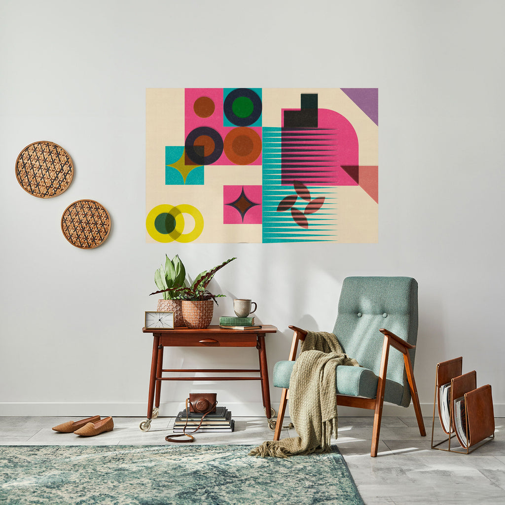 Affiche horizontale autocollante FORME VARIÉTÉ