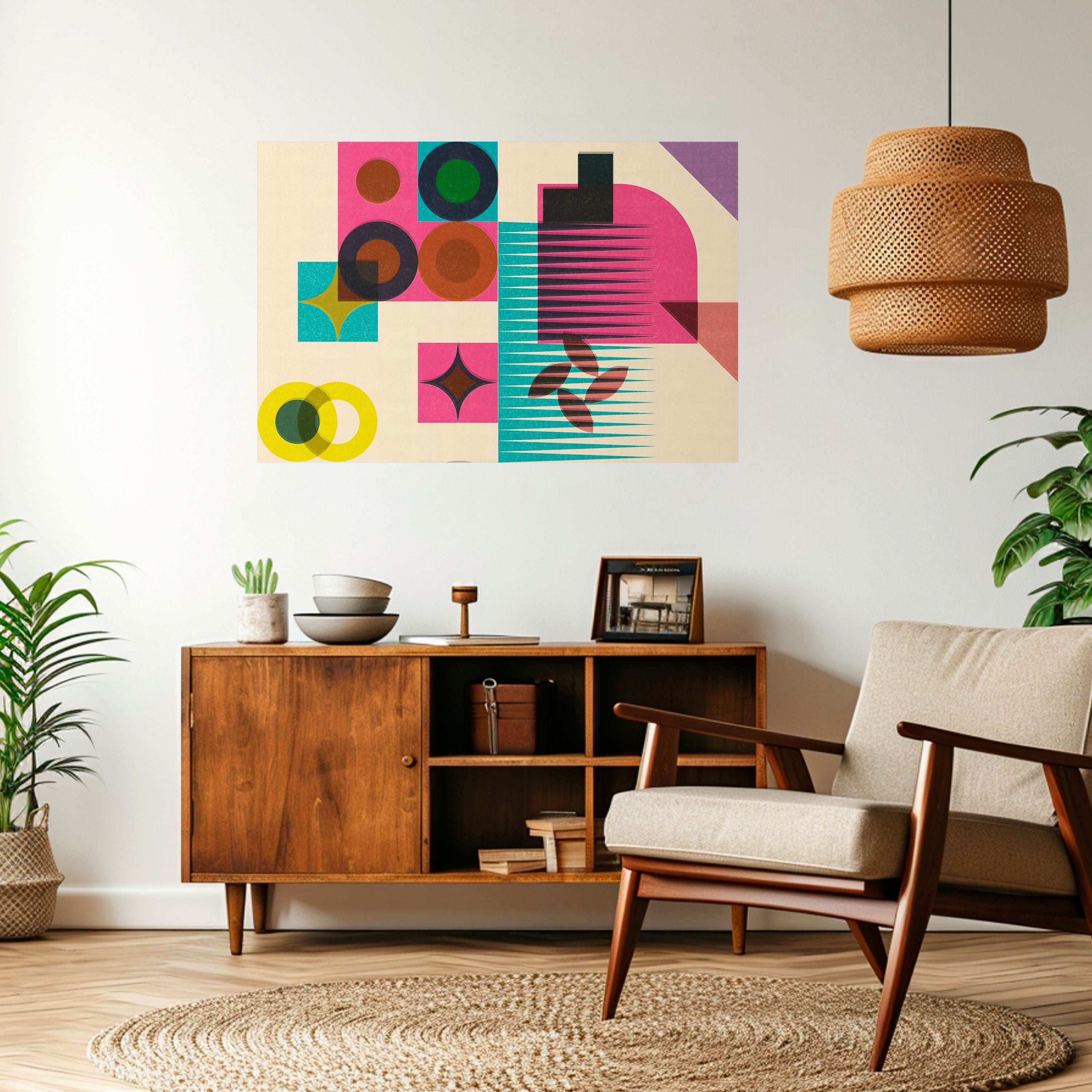 Affiche horizontale autocollante FORME VARIÉTÉ