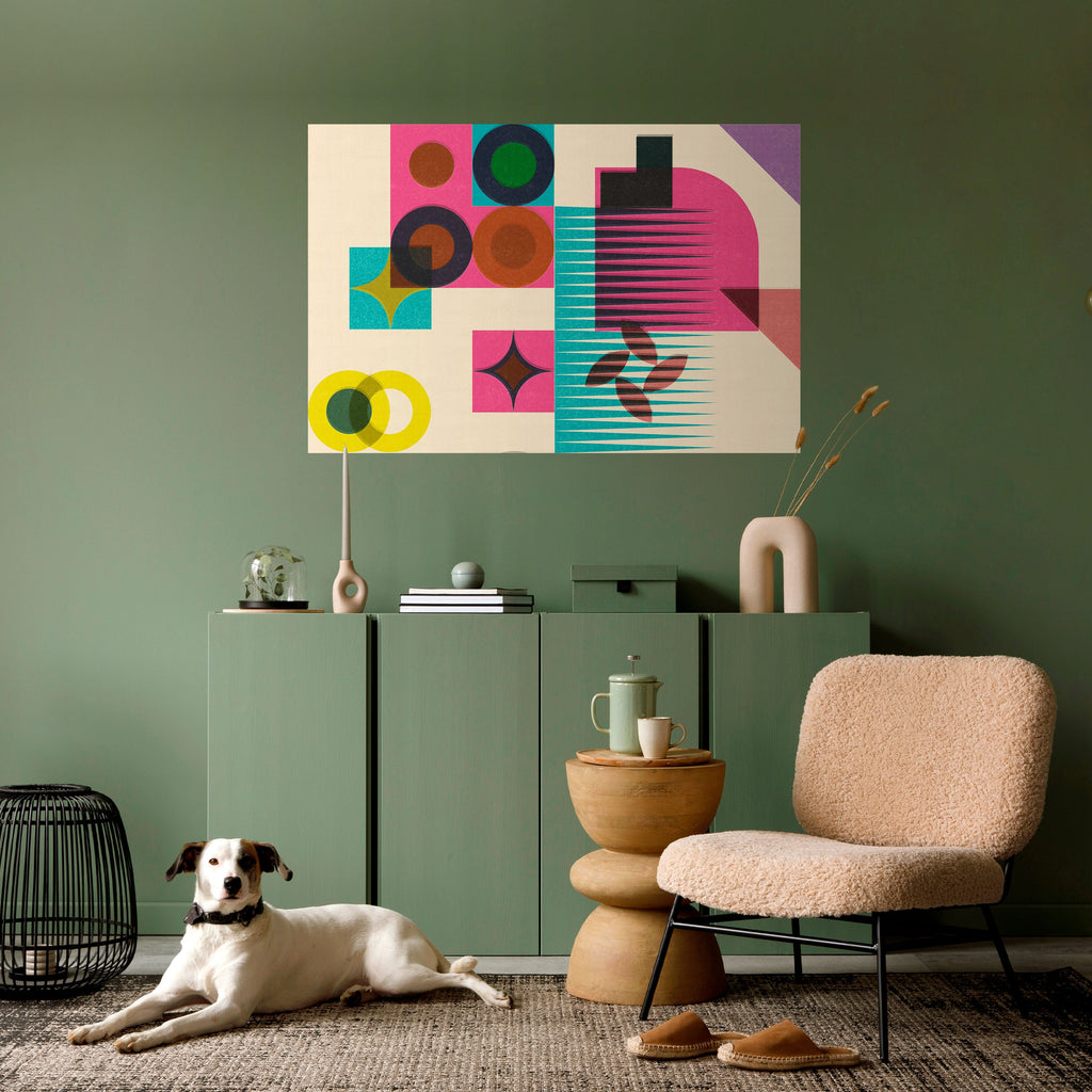 Affiche horizontale autocollante FORME VARIÉTÉ