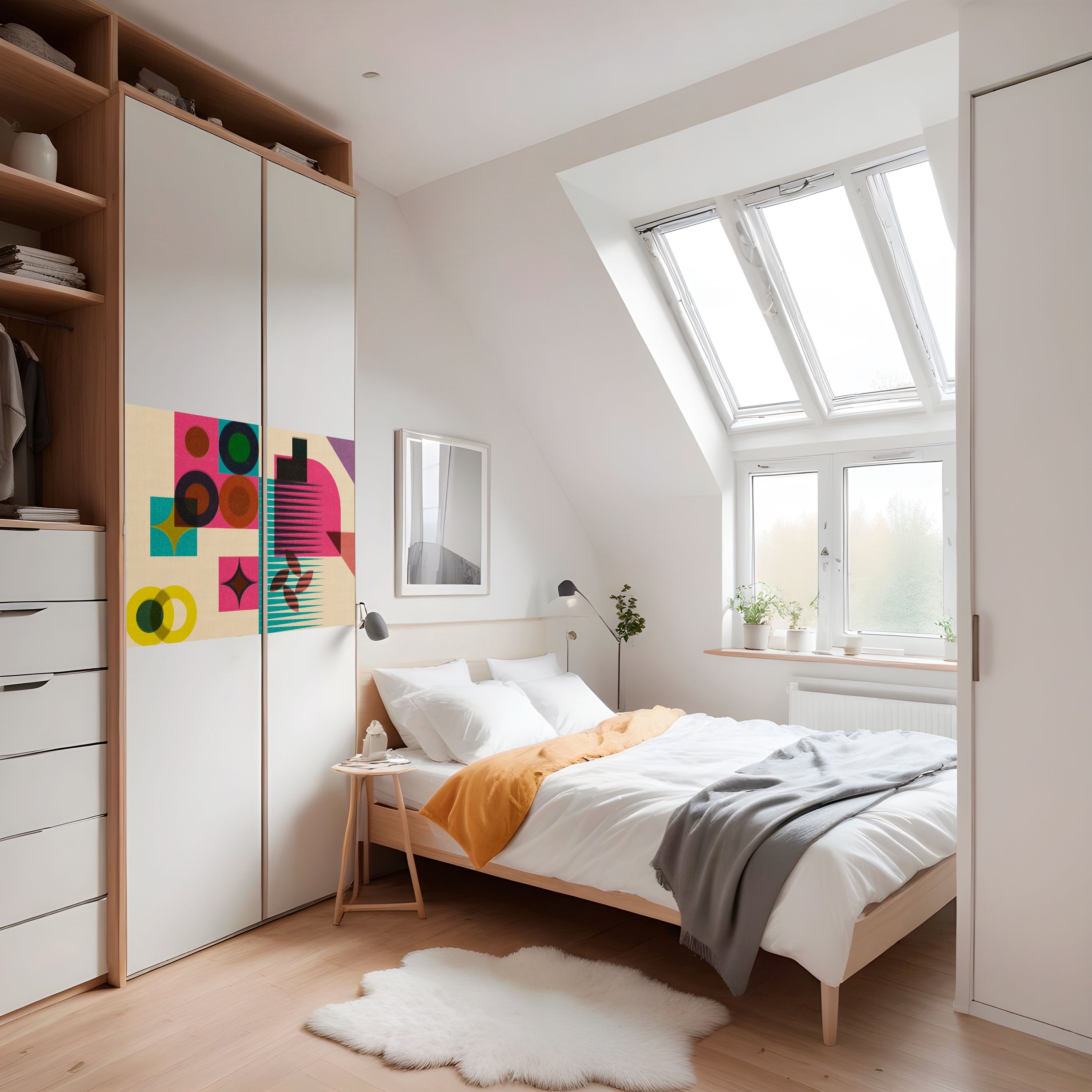 Affiche horizontale autocollante FORME VARIÉTÉ