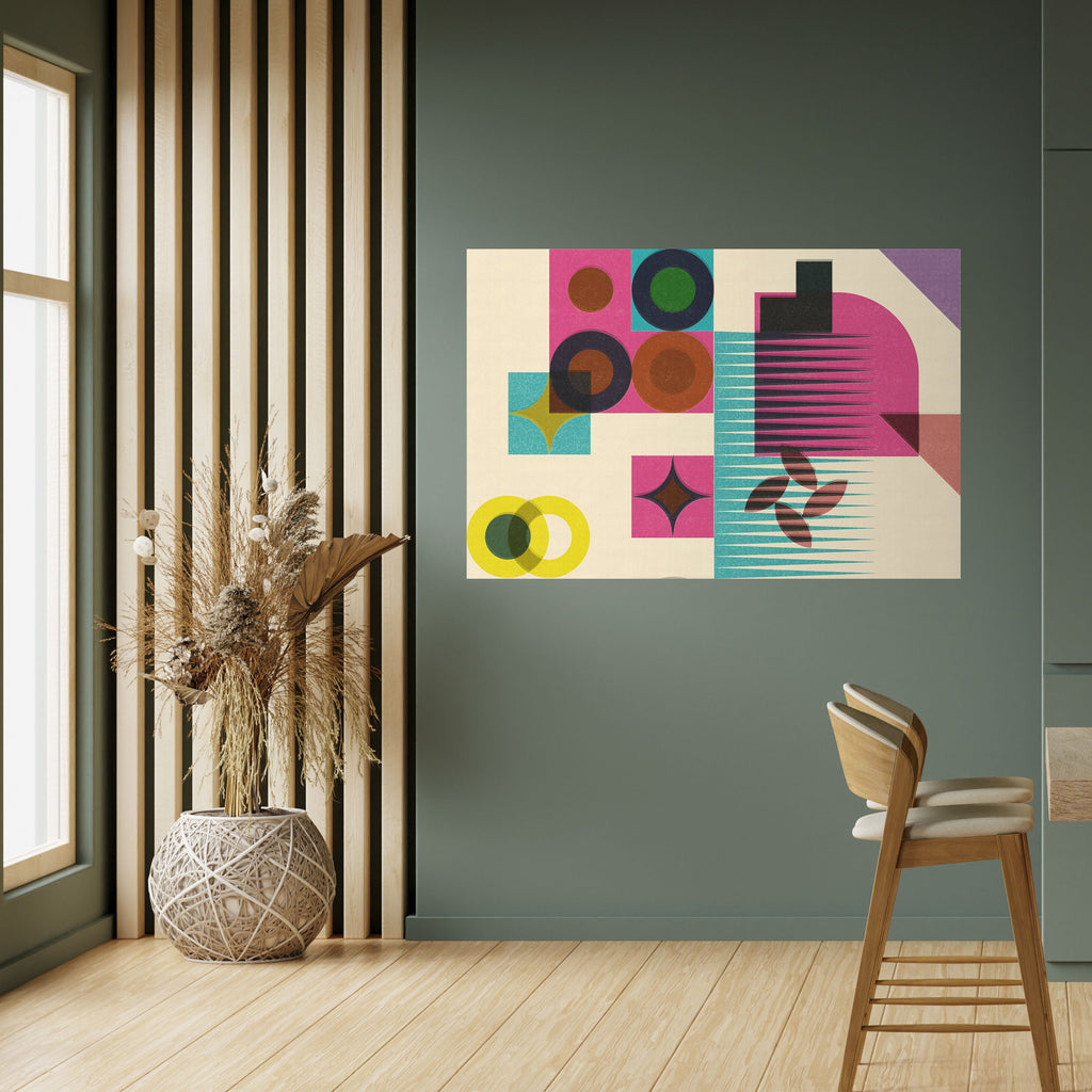 Affiche horizontale autocollante FORME VARIÉTÉ