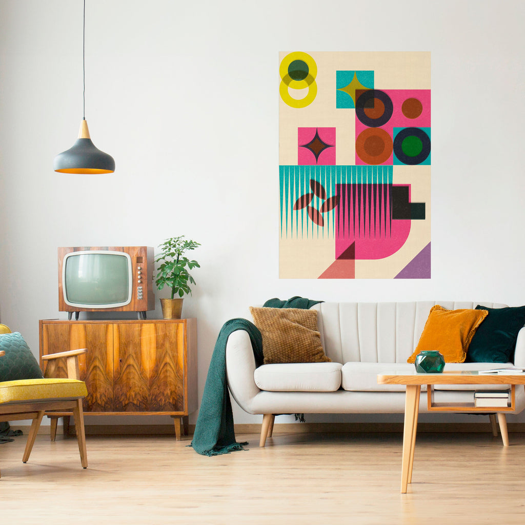 Affiche verticale autocollante FORME VARIÉTÉ