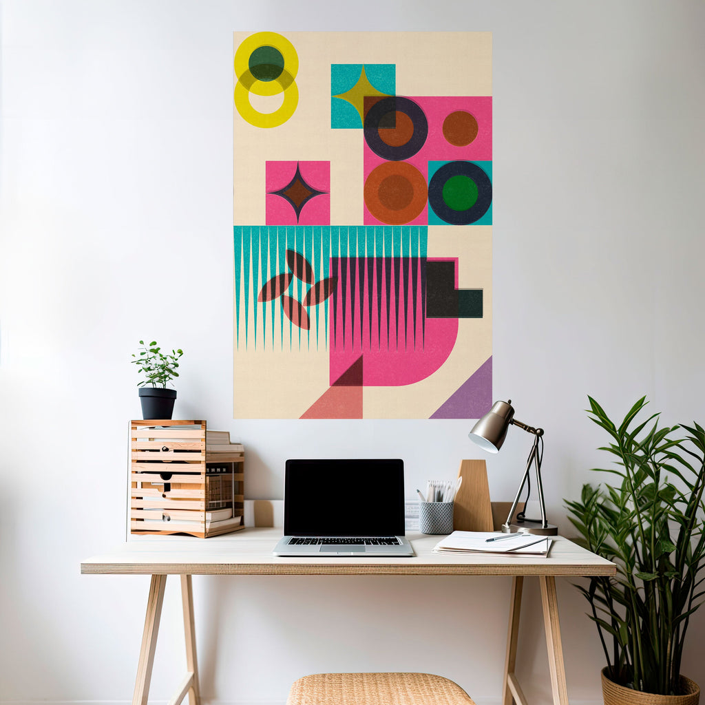 Affiche verticale autocollante FORME VARIÉTÉ