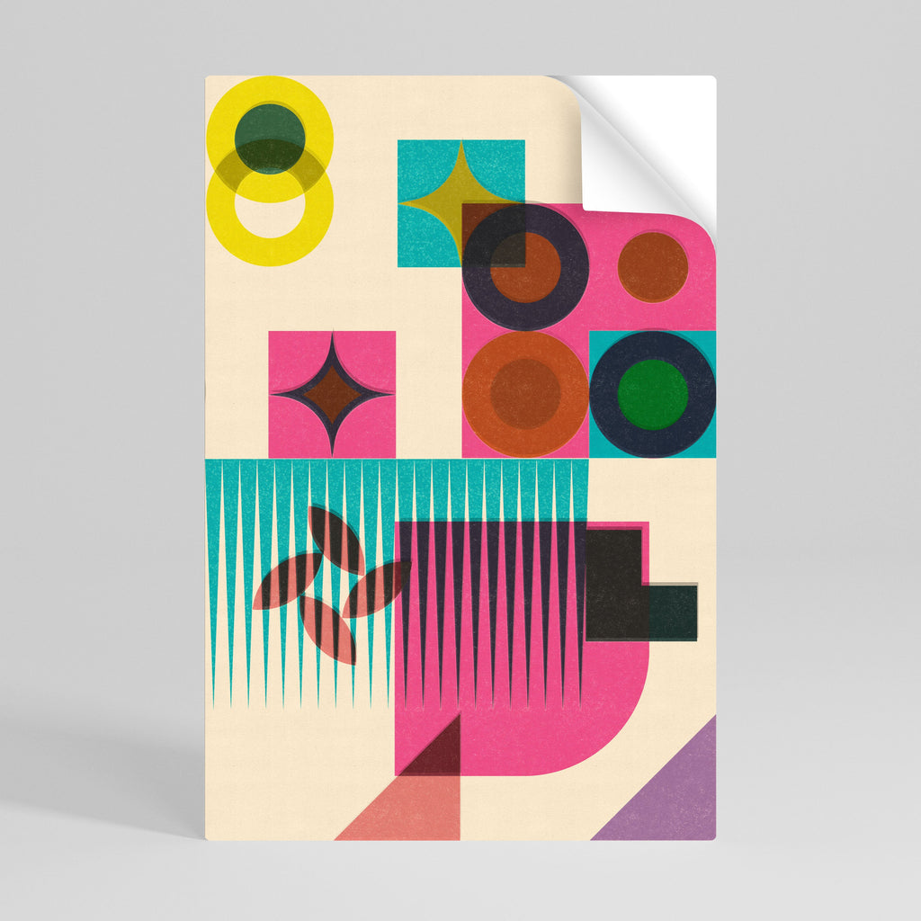 Affiche verticale autocollante FORME VARIÉTÉ