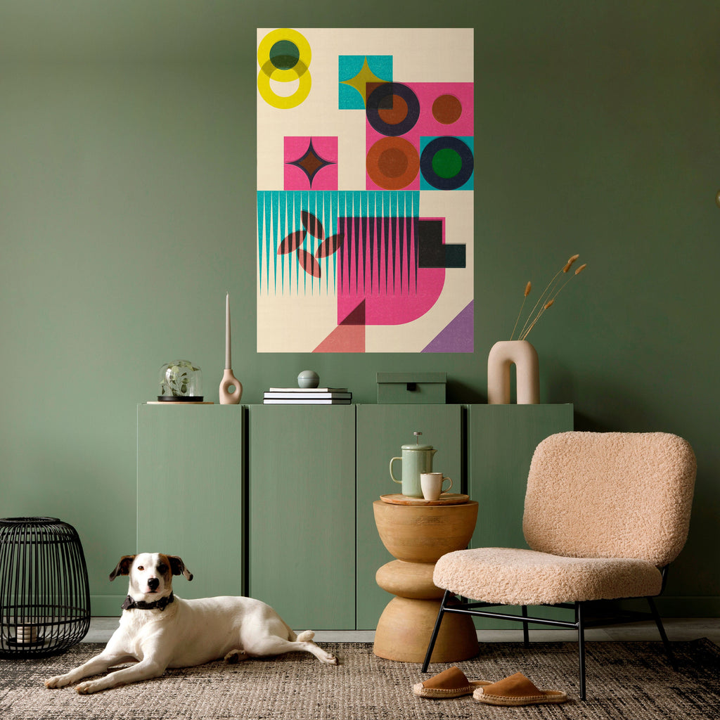 Affiche verticale autocollante FORME VARIÉTÉ