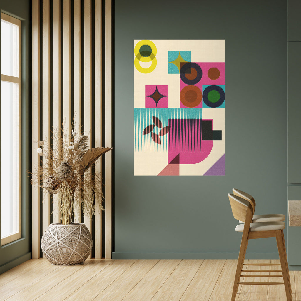 Affiche verticale autocollante FORME VARIÉTÉ