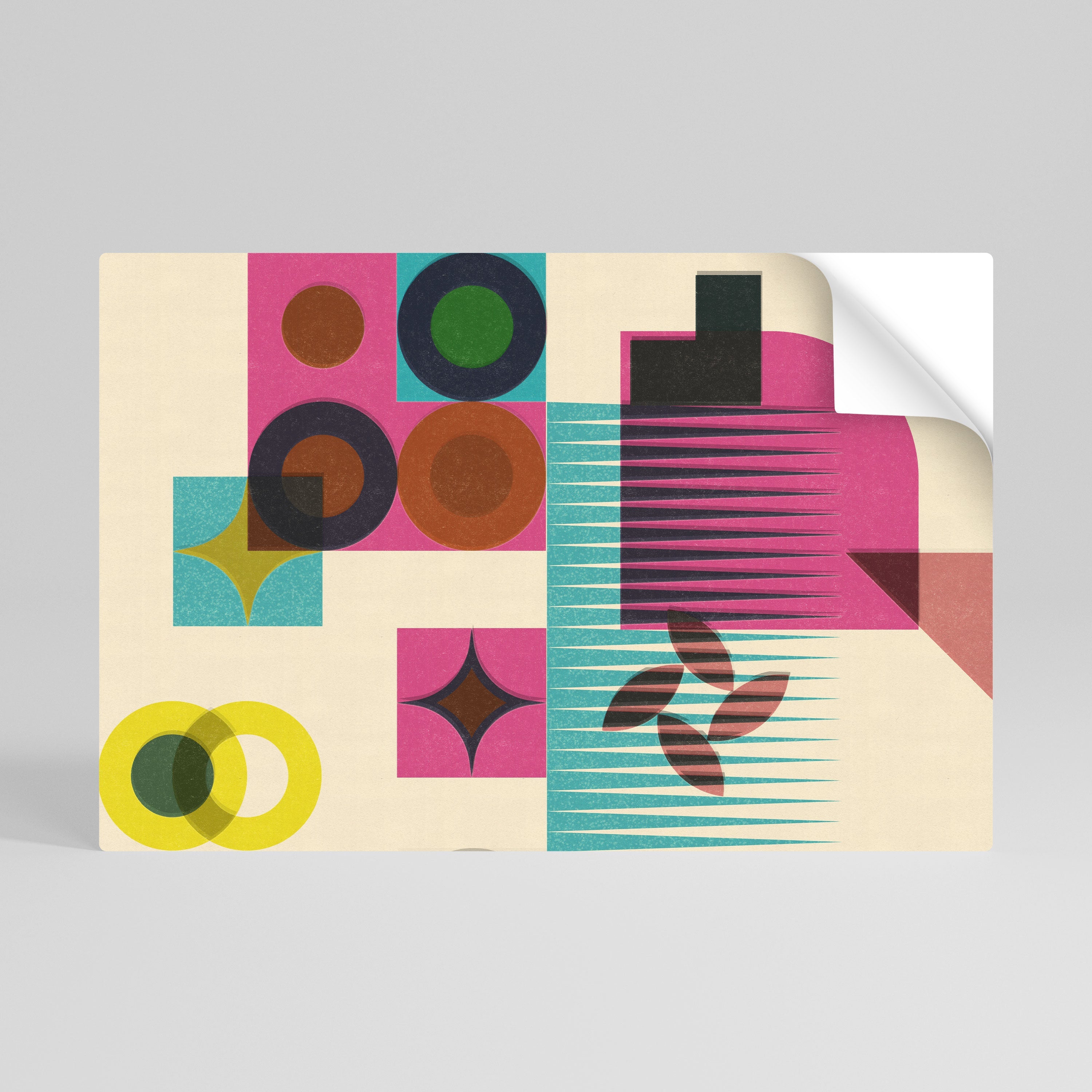 Affiche horizontale autocollante FORME VARIÉTÉ