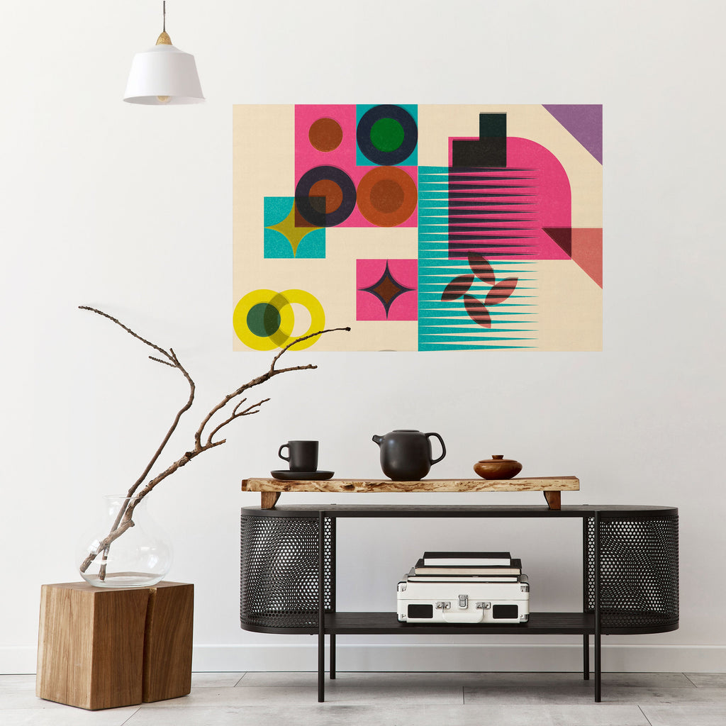 Affiche horizontale autocollante FORME VARIÉTÉ