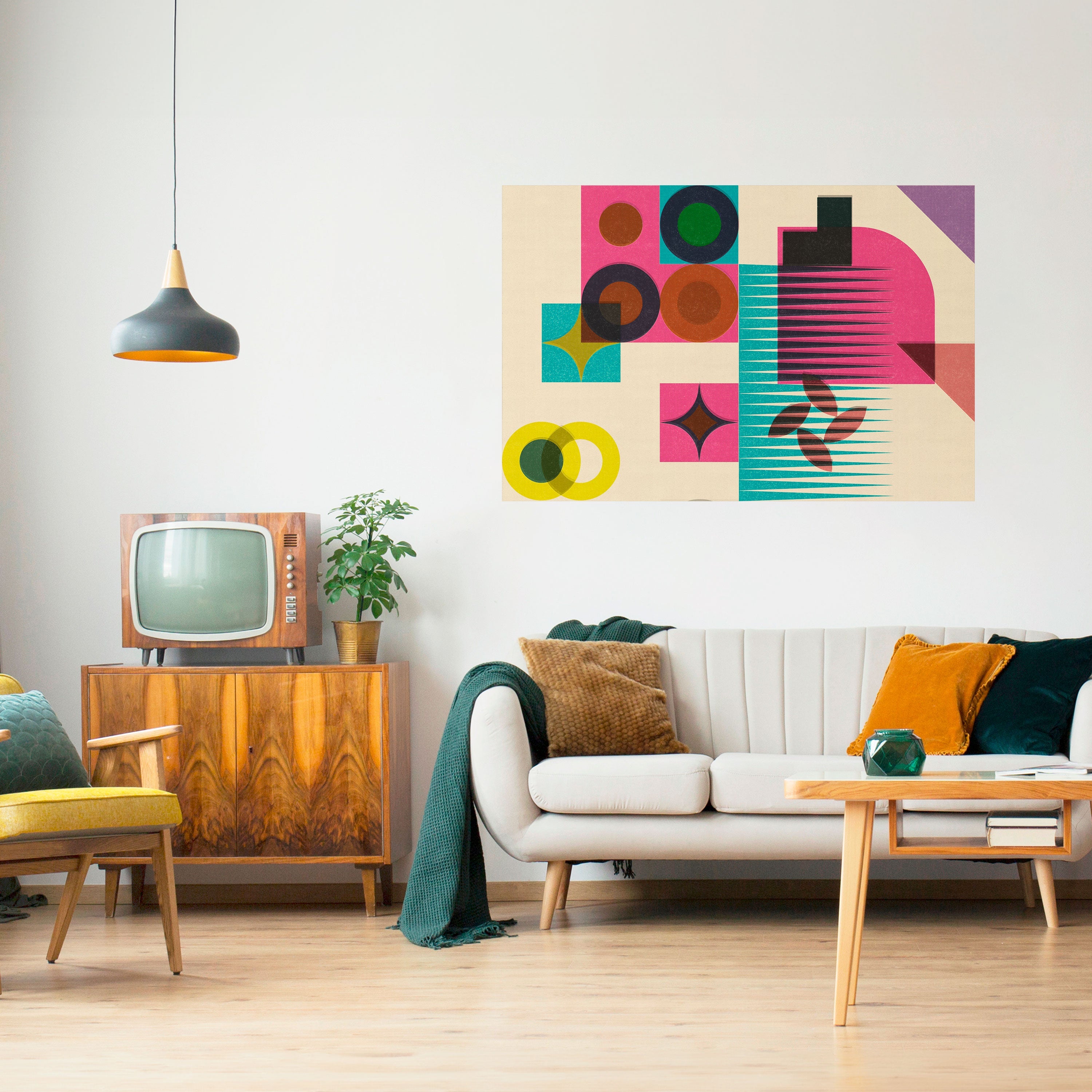 Affiche horizontale autocollante FORME VARIÉTÉ