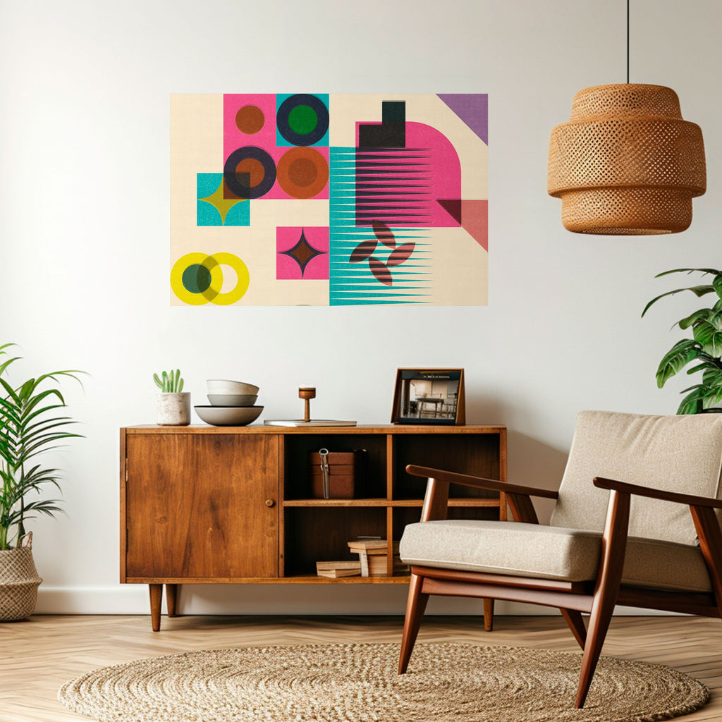 Affiche horizontale autocollante FORME VARIÉTÉ