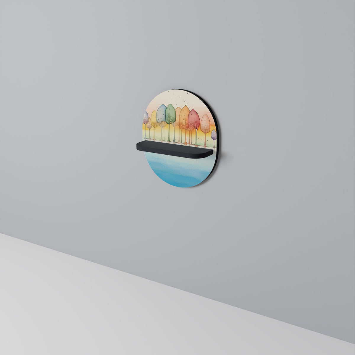 COLORFUL OASIS Art Shelf