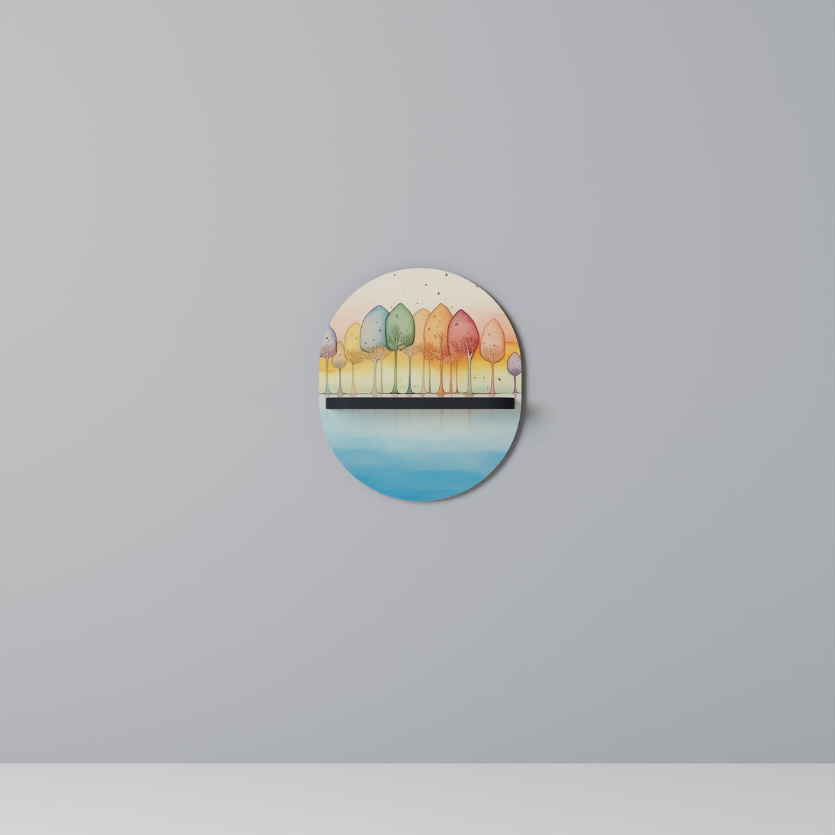 COLORFUL OASIS Art Shelf