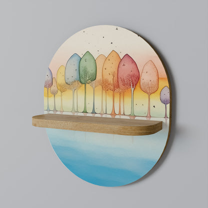 COLORFUL OASIS Art Shelf