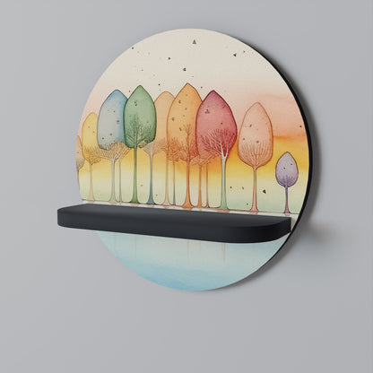 COLORFUL OASIS Art Shelf