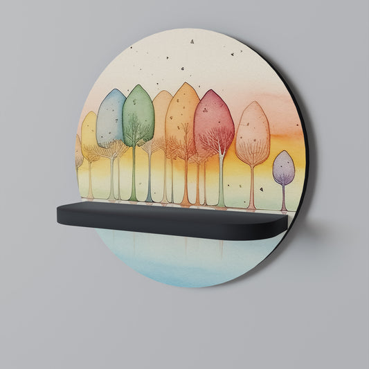 COLORFUL OASIS Art Shelf