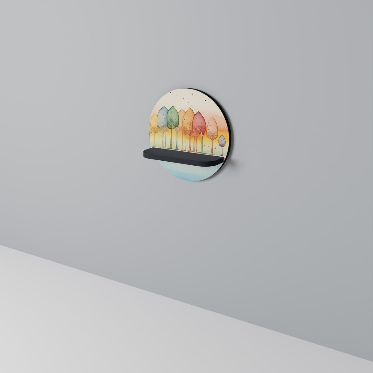 COLORFUL OASIS Art Shelf