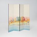 COLORFUL OASIS 4-Panel Room Divider