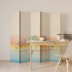 COLORFUL OASIS 5-Panel Room Divider
