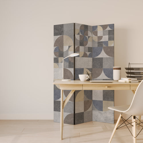UN MORCEAU DE FORME Séparateur de pièce décoratif à 3 panneaux