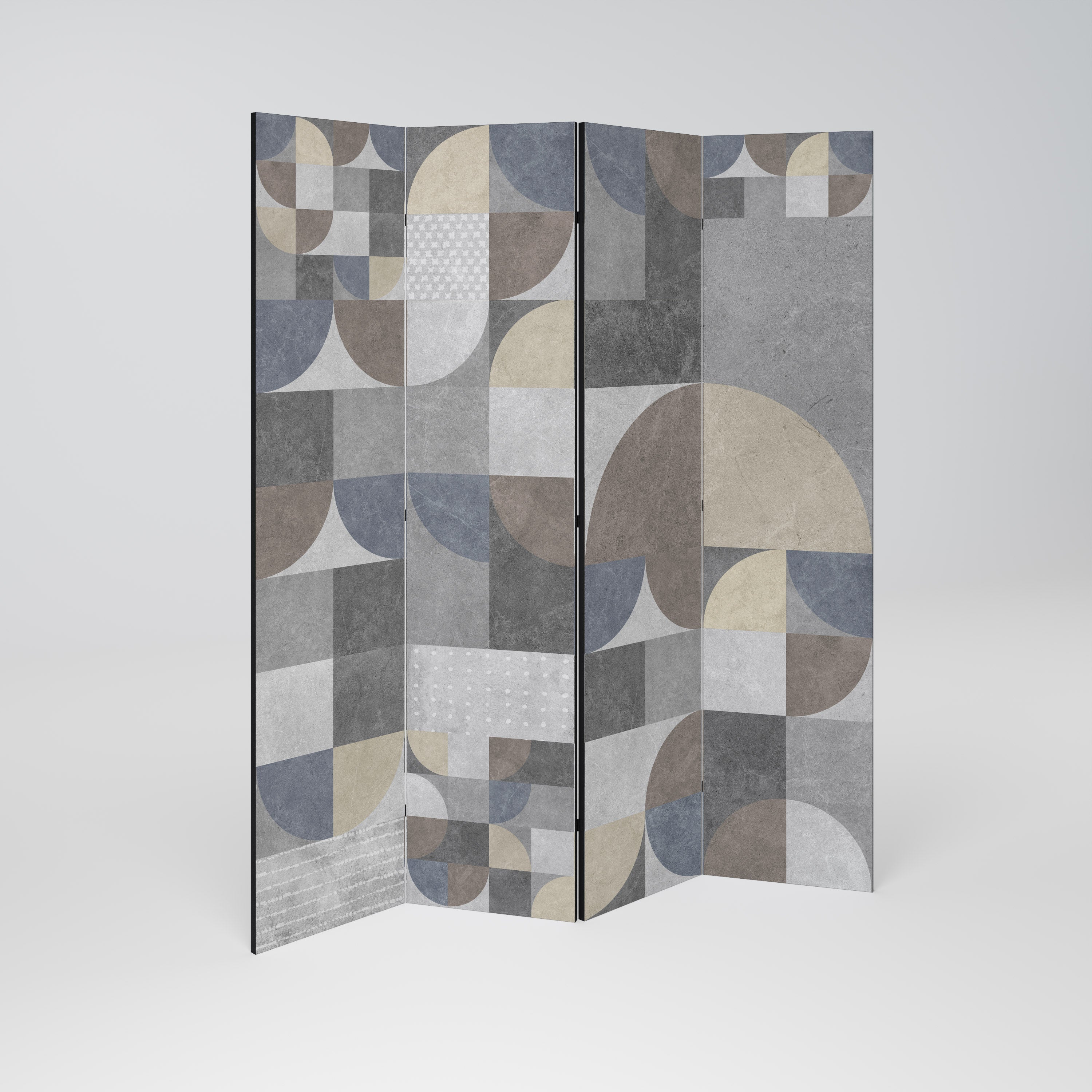 A PIECE OF SHAPE 4-Panel Room Divider