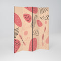 APRICOT FRENZY 4-Panel Room Divider