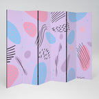PINKY FRENZY 6-Panel Room Divider