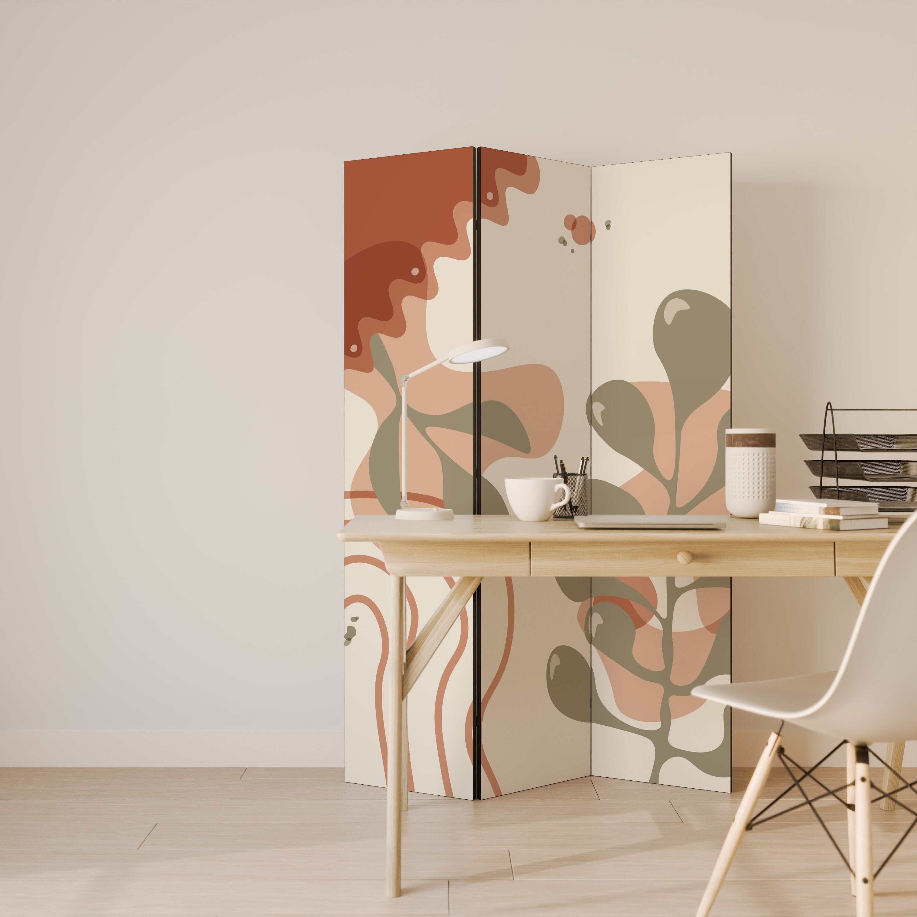 ARTISTRY AURA Decorative 3-Panel Room Divider