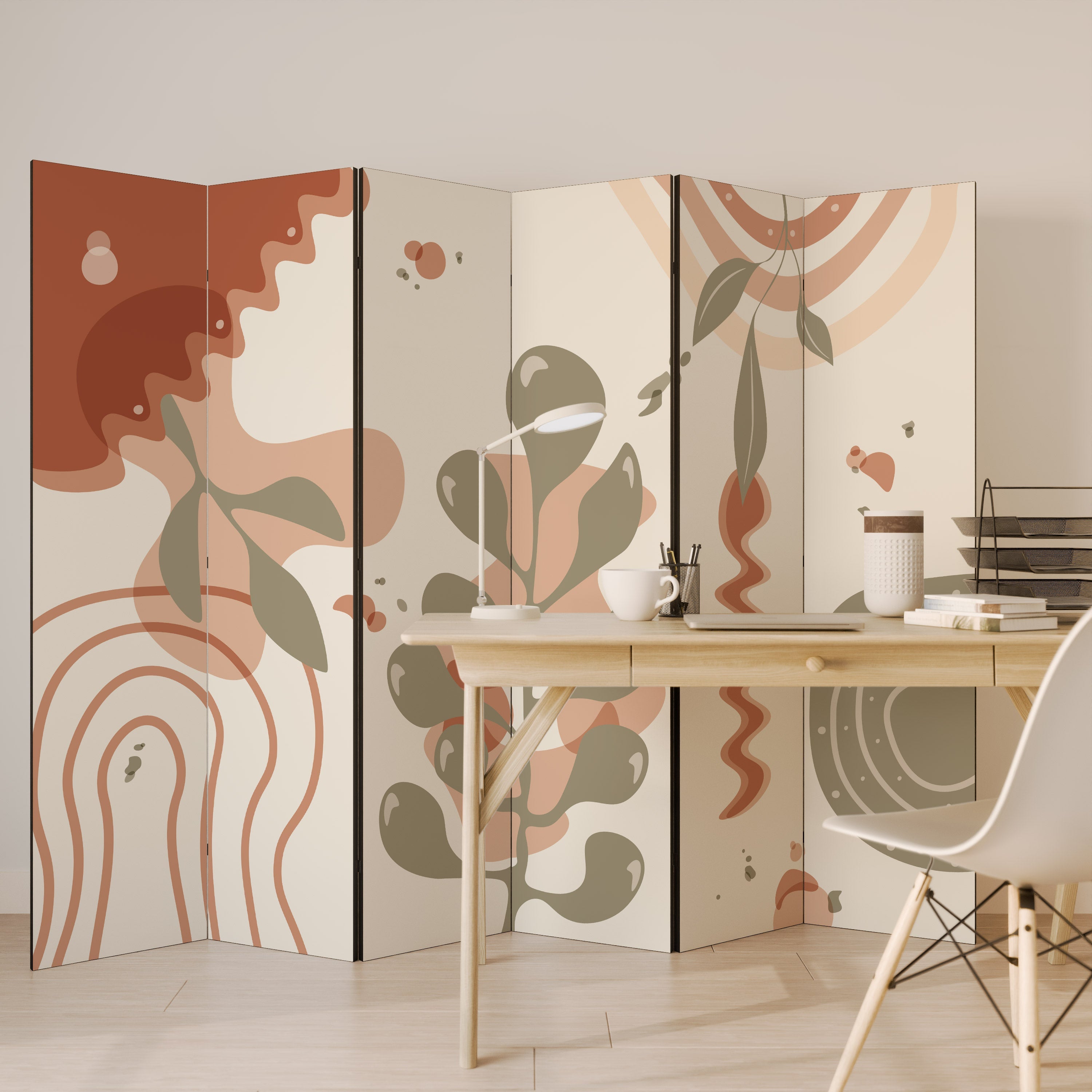 ARTISTRY AURA Decorative 6-Panel Room Divider