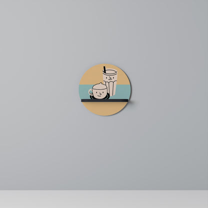 COFFEE PLEASURES Art Shelf