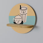 COFFEE PLEASURES Art Shelf