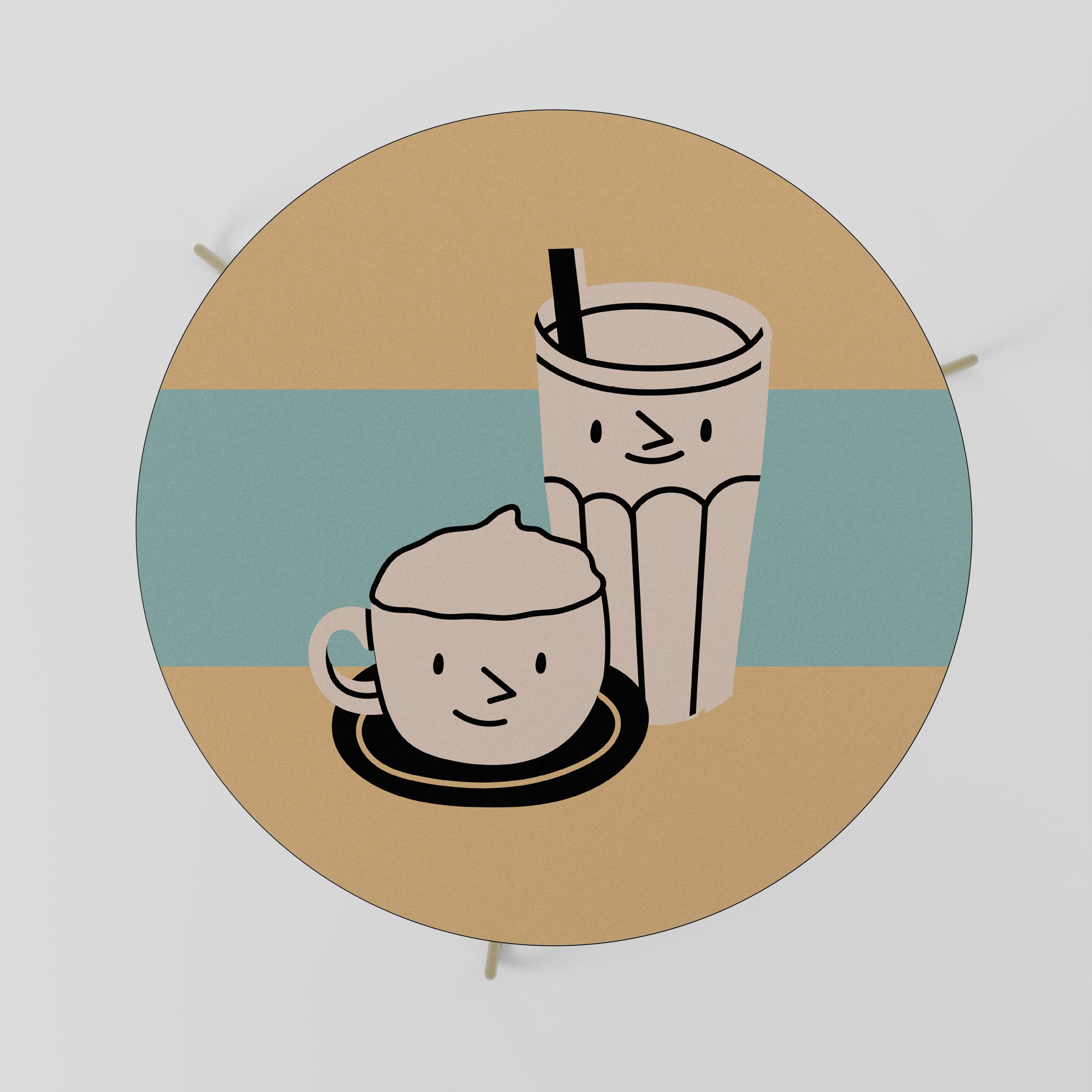 PLAISIRS DU CAFÉ Table basse 69