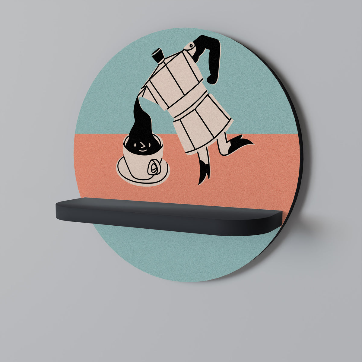 POWER ESPRESSO Art Shelf